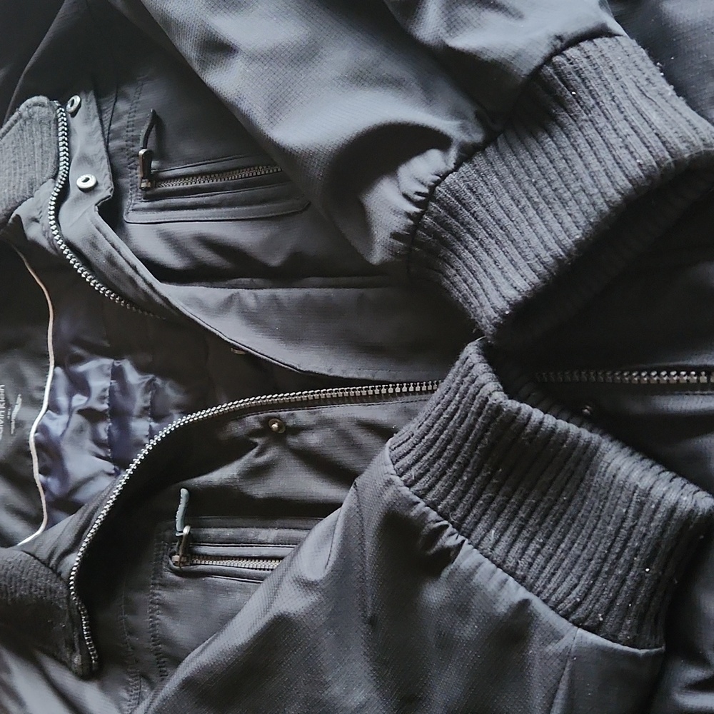 Calvin Klein Black Men's Winter Coat Size 3XL - Picture 5 of 11